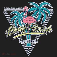 Long Beach California Retro Vibe Beanie thumb 2
