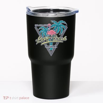 Long Beach California Retro Vibe Tumbler