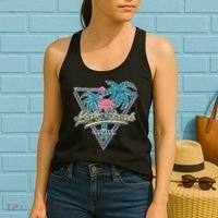 Long Beach California Retro Vibe Women's Tank Top thumb 2