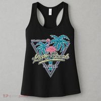Long Beach California Retro Vibe Women's Tank Top thumb 3