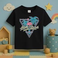 Long Beach California Retro Vibe Toddler T-Shirt thumb 3
