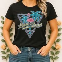 Long Beach California Retro Vibe Women's T-Shirt thumb 2