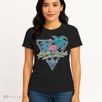 Long Beach California Retro Vibe Women's T-Shirt thumb 4