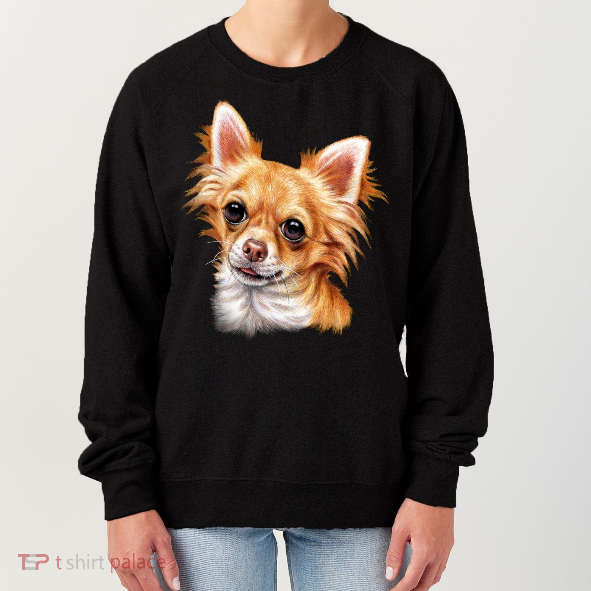 Long Haired Chihuahua Women's Sweatshirt