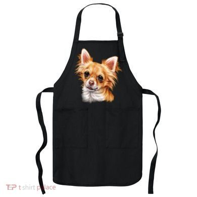 Long Haired Chihuahua Apron