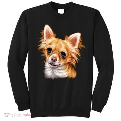 Long Haired Chihuahua Sweatshirt