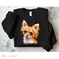 Long Haired Chihuahua Sweatshirt thumb 2