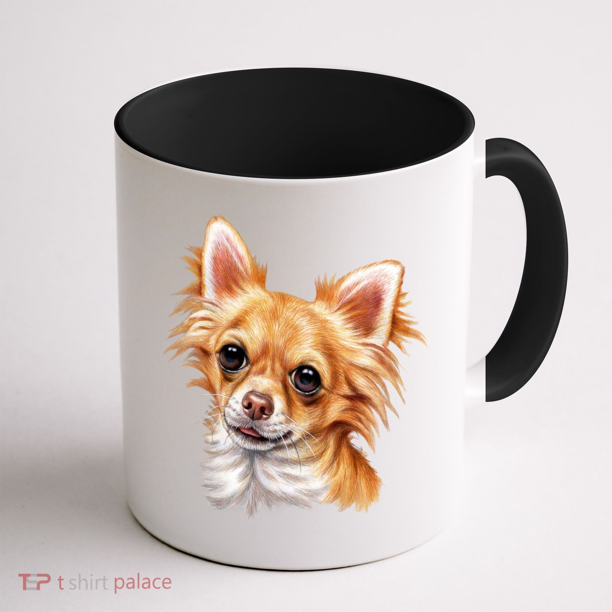 Long Haired Chihuahua Coffee Mug