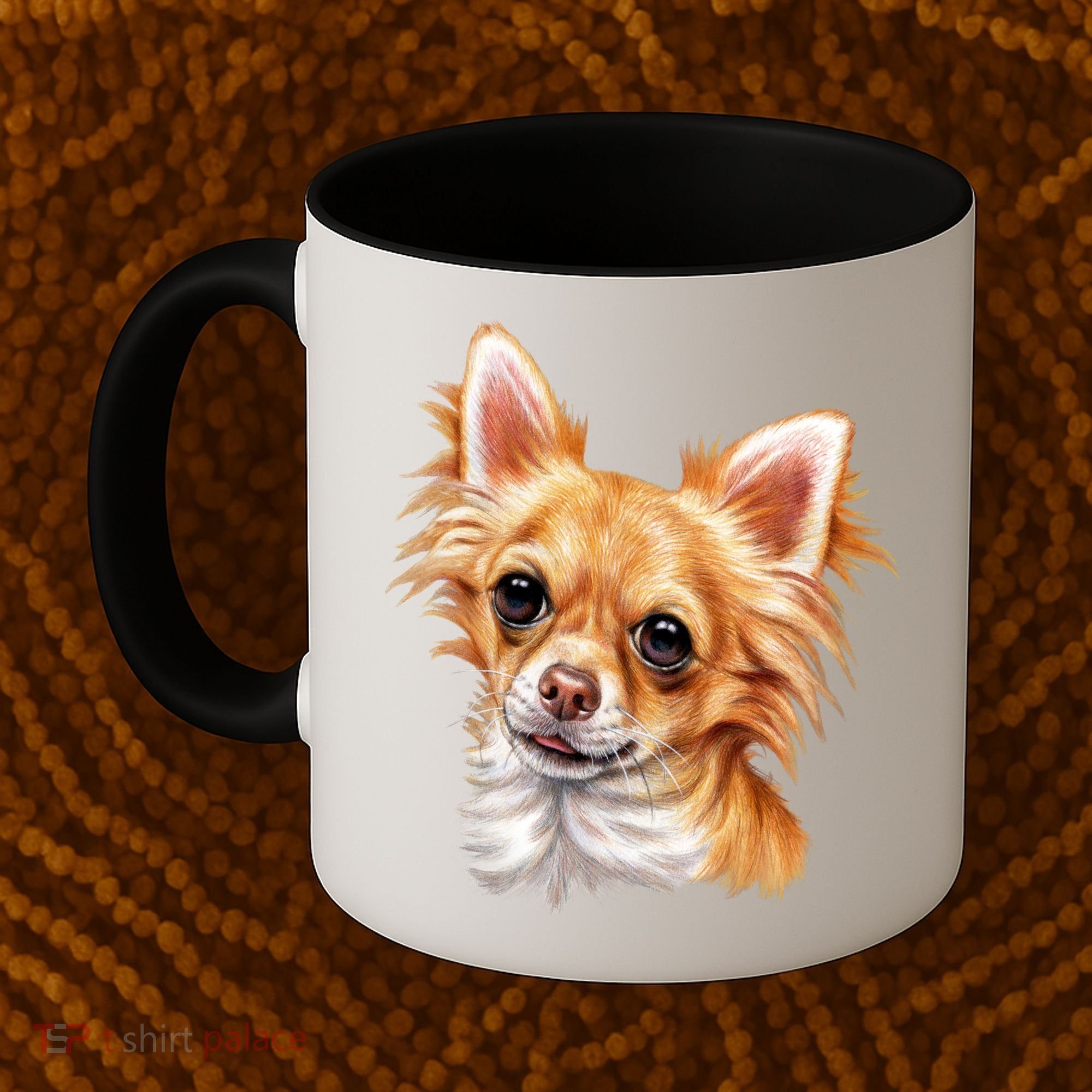 Long Haired Chihuahua Coffee Mug