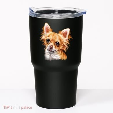 Long Haired Chihuahua Tumbler