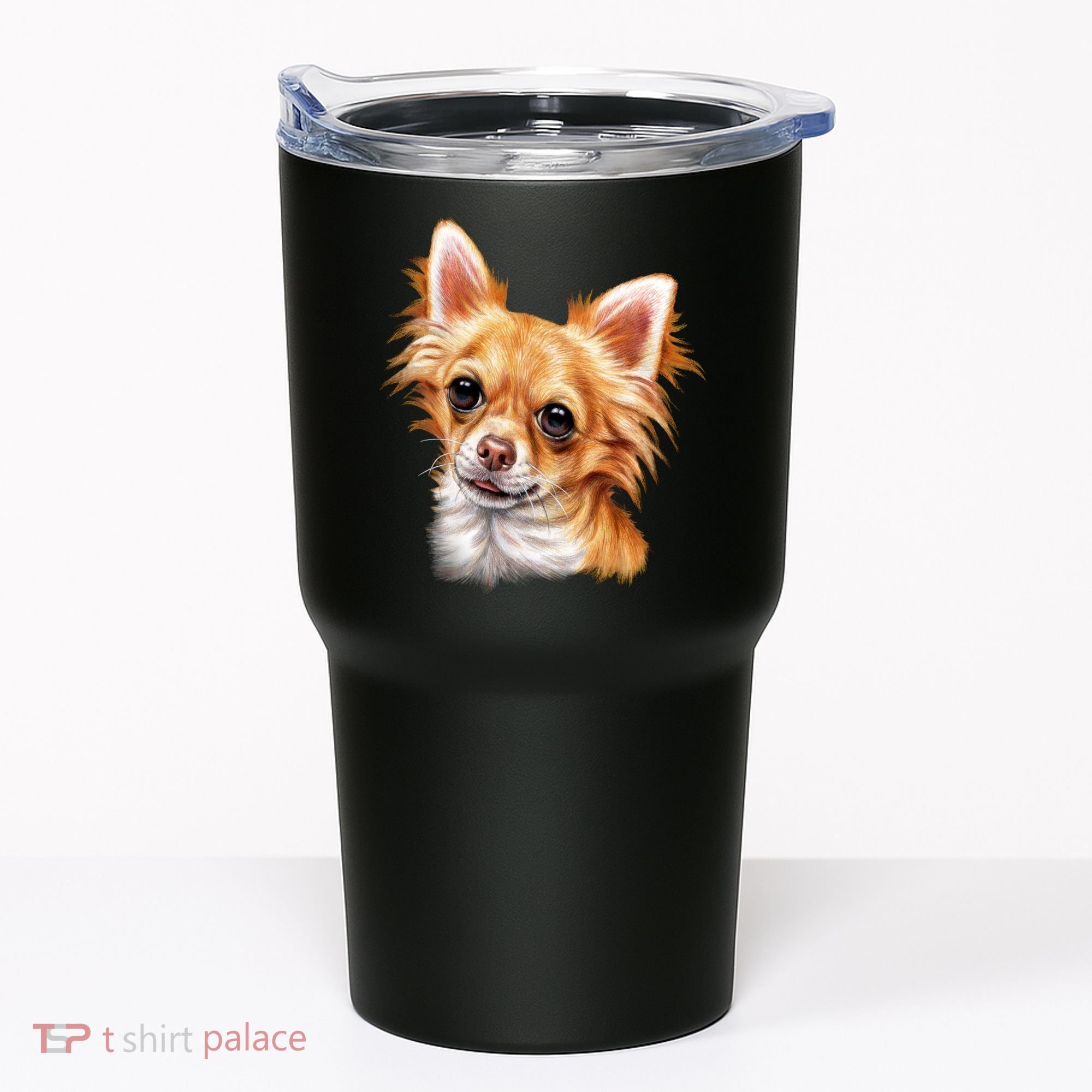 Long Haired Chihuahua Tumbler
