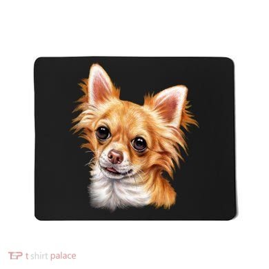 Long Haired Chihuahua Mousepad