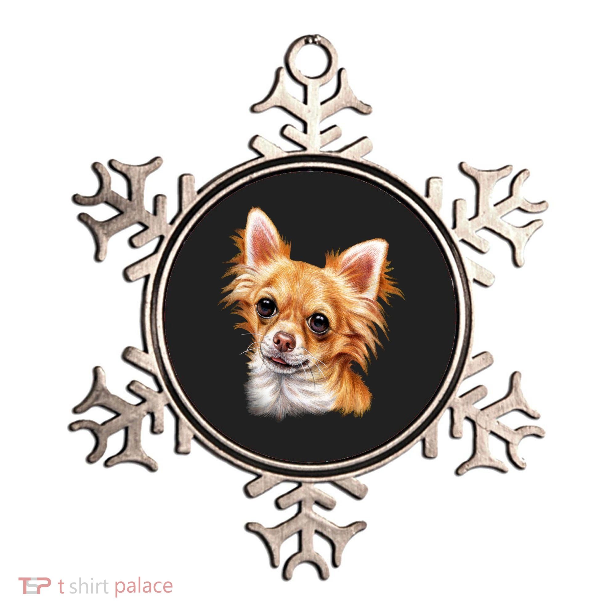 Long Haired Chihuahua Ornament