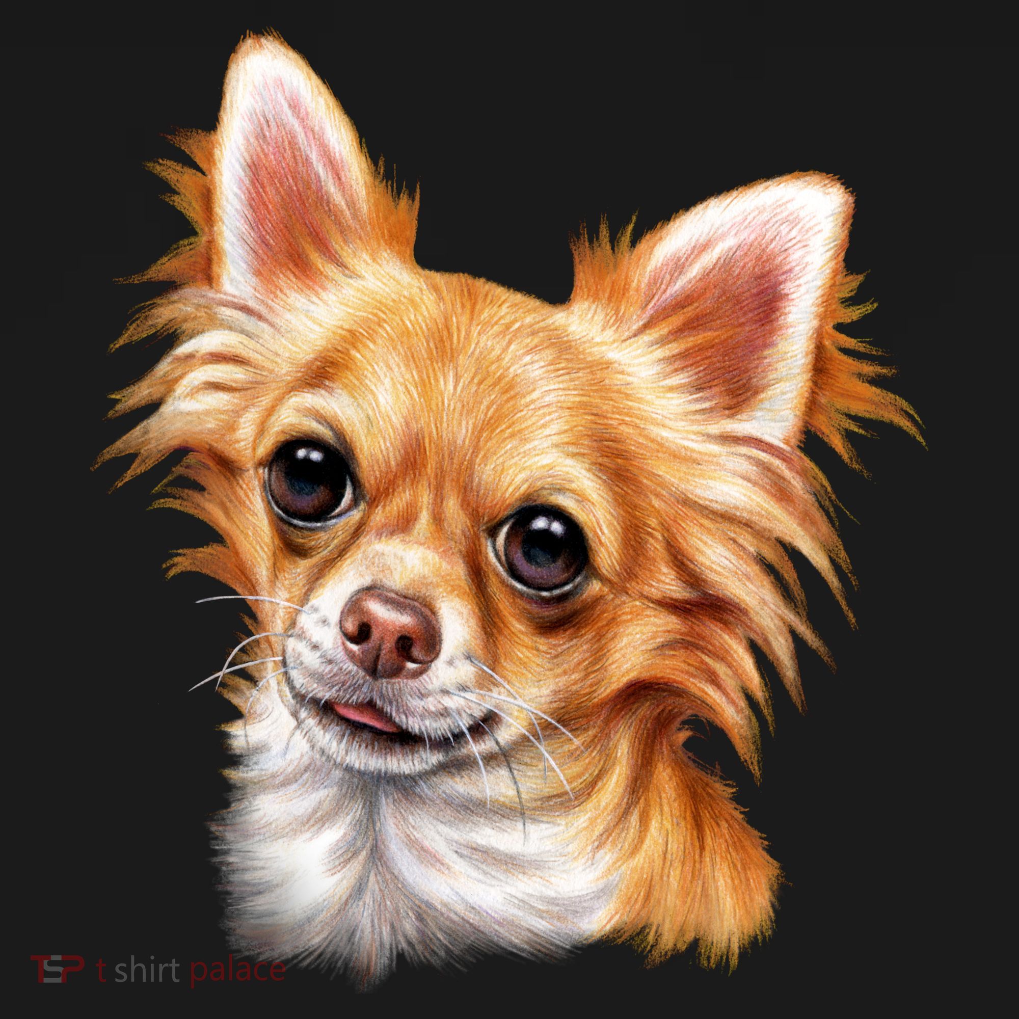 Long Haired Chihuahua Ornament