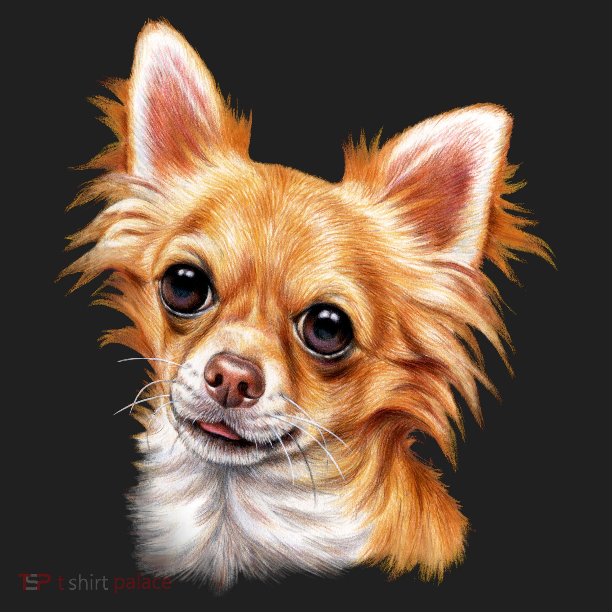 Long Haired Chihuahua Golf Towel