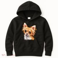 Long Haired Chihuahua Kids Hoodie thumb 0