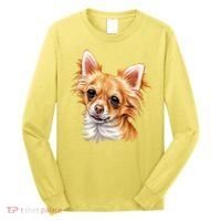 Long Haired Chihuahua Long Sleeve Shirt thumb 0