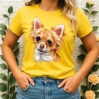 Long Haired Chihuahua Women's T-Shirt thumb 2