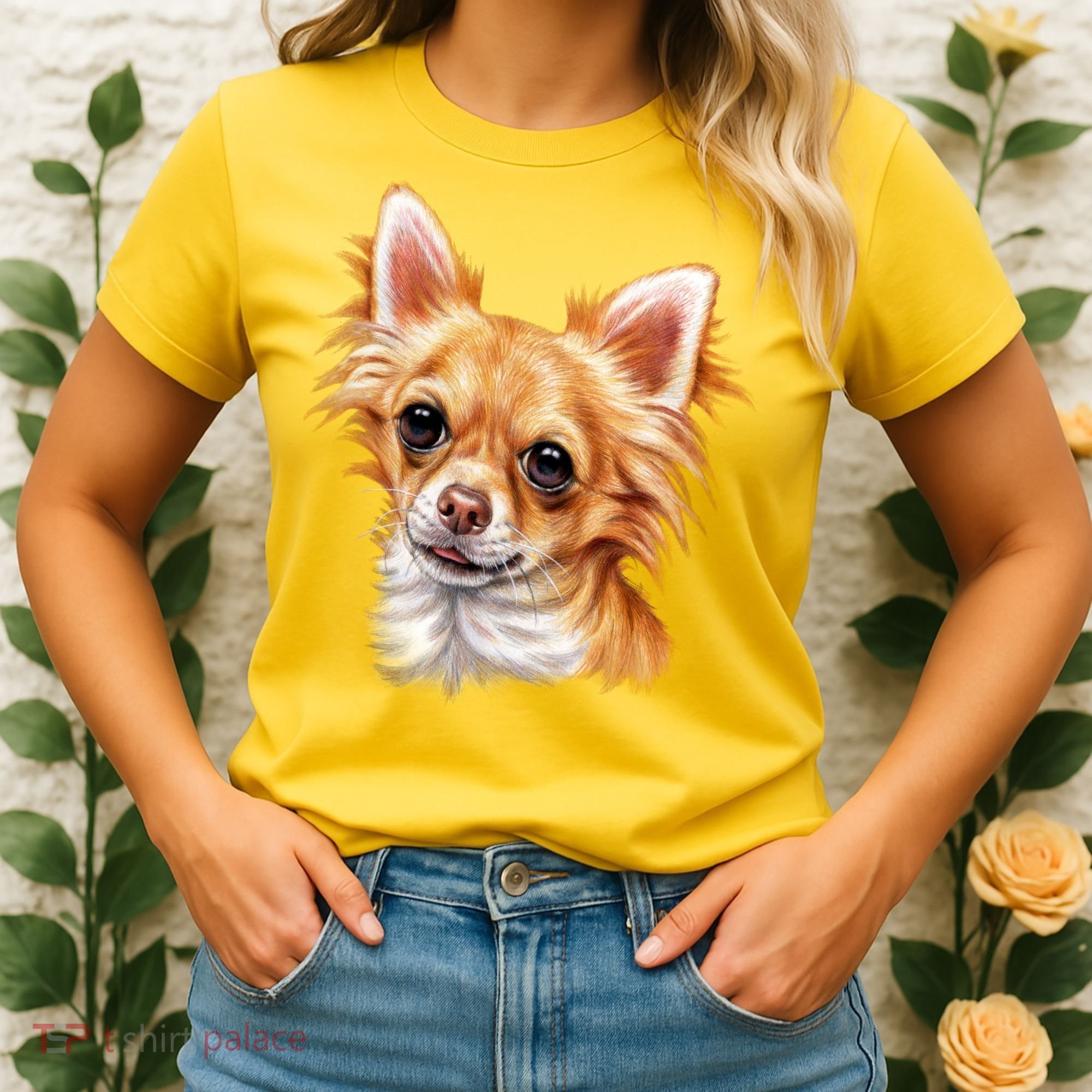 Long Haired Chihuahua Women's T-Shirt