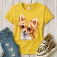 Long Haired Chihuahua Women's T-Shirt thumb 3