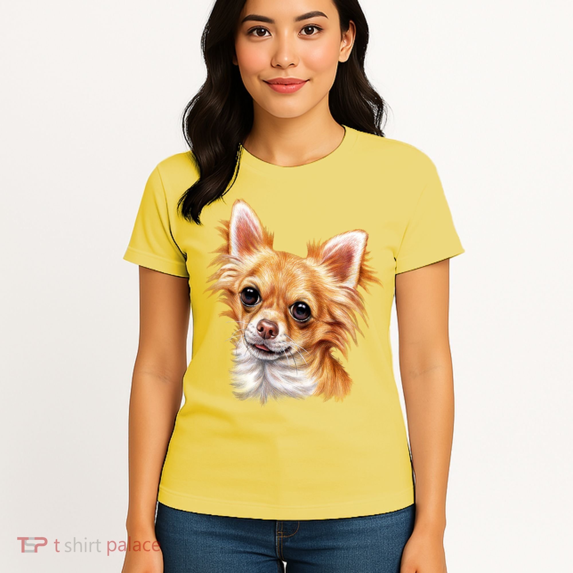 Long Haired Chihuahua Women's T-Shirt