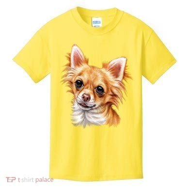 Long Haired Chihuahua Kids T-Shirt