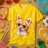 Long Haired Chihuahua Kids T-Shirt thumb 3