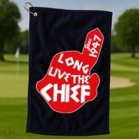 Long Live The Chief Golf Towel thumb 1