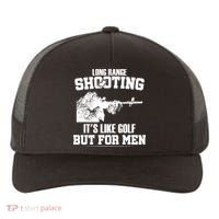 Long Range Shooting It's Like Golf But For Men Yupoong Adult 5-Panel Trucker Hat thumb 0