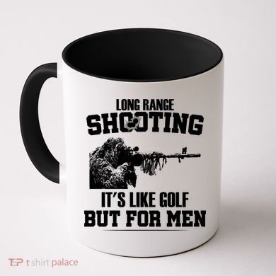Long Range Shooting It's Like Golf But For Men Coffee Mug