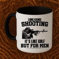 Long Range Shooting It's Like Golf But For Men Coffee Mug thumb 2