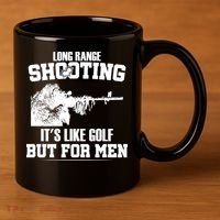Long Range Shooting It's Like Golf But For Men 11oz C Handle Ceramic Mug thumb 3