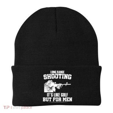 Long Range Shooting It's Like Golf But For Men Beanie
