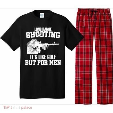 Long Range Shooting It's Like Golf But For Men Pajama Set