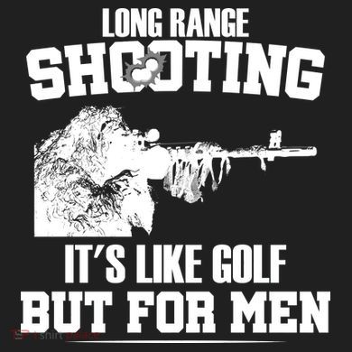 Long Range Shooting It's Like Golf But For Men Urban Oversized Heavyweight T-Shirt
