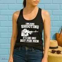 Long Range Shooting It's Like Golf But For Men Women's Tank Top thumb 2