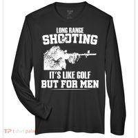 Long Range Shooting It's Like Golf But For Men Zone Performance Long-Sleeve T-Shirt thumb 0