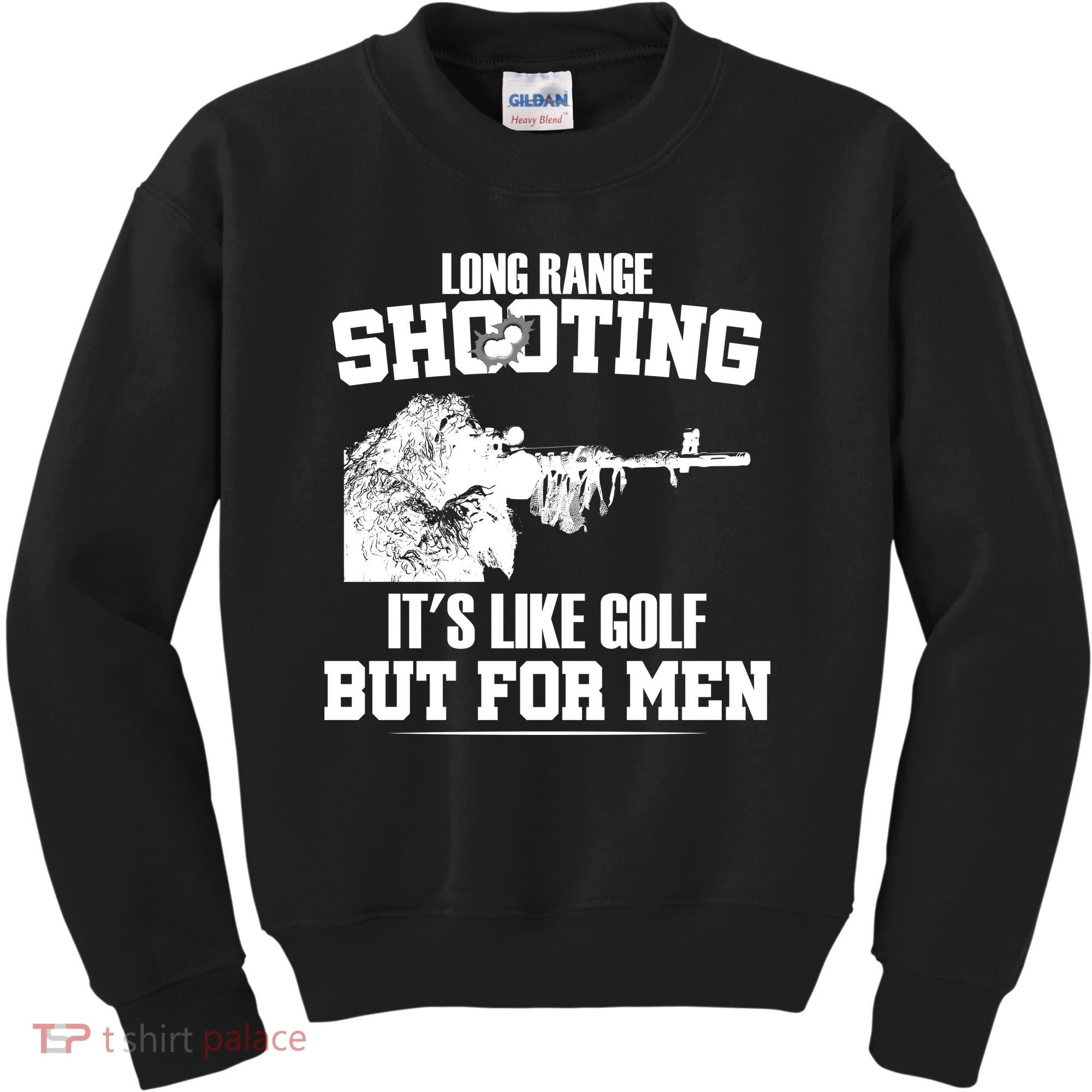 Long Range Shooting It's Like Golf But For Men Kids Sweatshirt