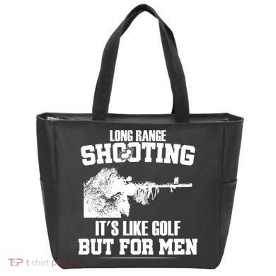 Long Range Shooting It's Like Golf But For Men Tote Bag