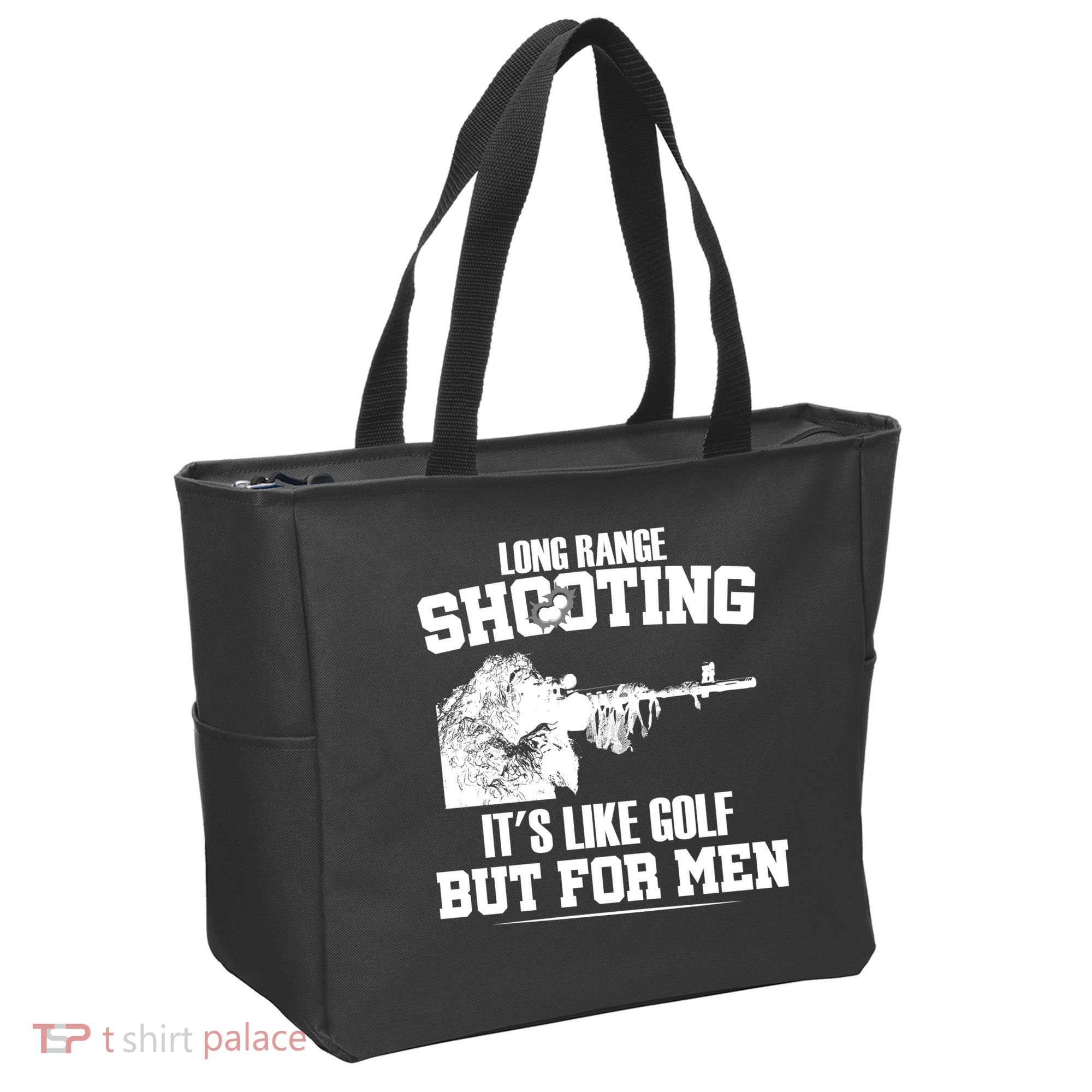 Long Range Shooting It's Like Golf But For Men Tote Bag
