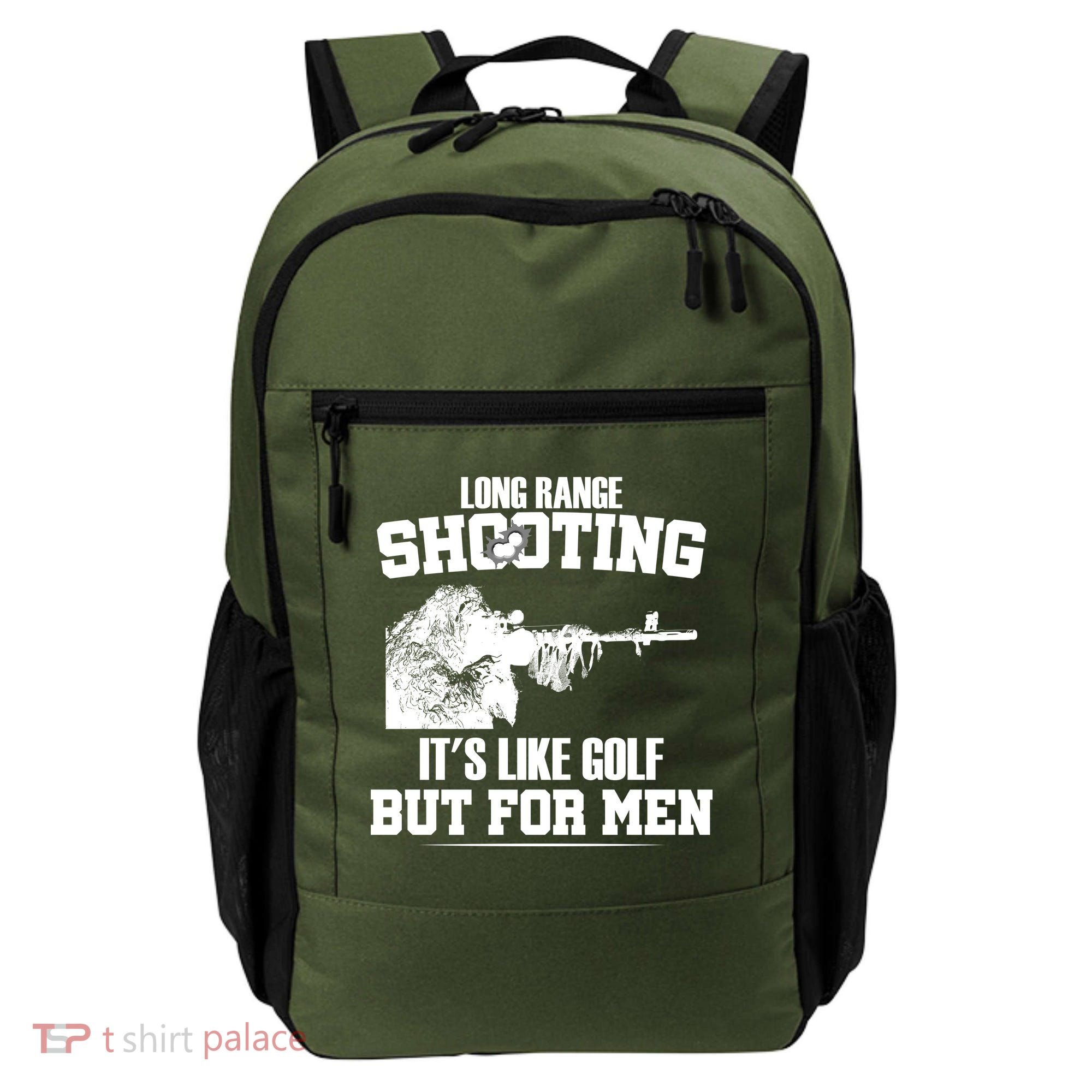 Long Range Shooting It's Like Golf But For Men Backpack