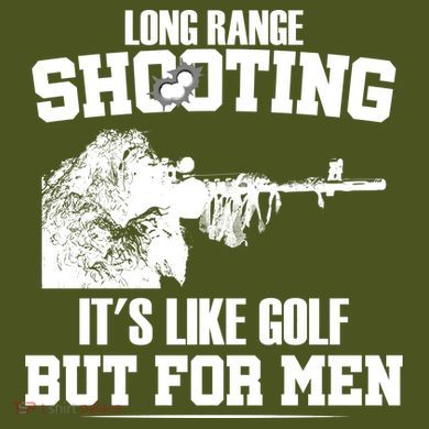 Long Range Shooting It's Like Golf But For Men Kids Hoodie