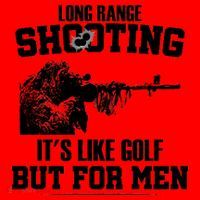 Long Range Shooting It's Like Golf But For Men Santa Hat thumb 1