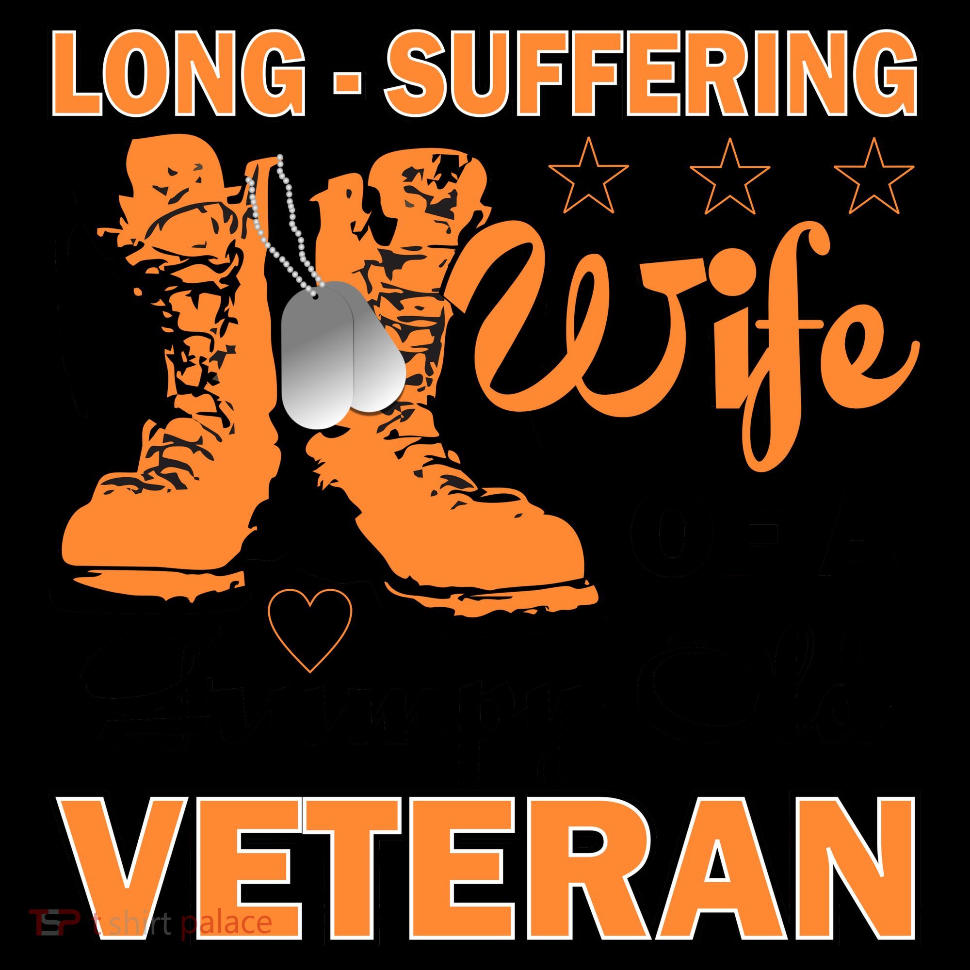Long-Suffering Wife Of A Grumpy Old Veteran Coffee Mug