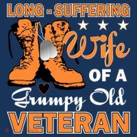 Long-Suffering Wife Of A Grumpy Old Veteran Coaster thumb 2
