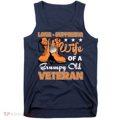 Long-Suffering Wife Of A Grumpy Old Veteran Tank Top