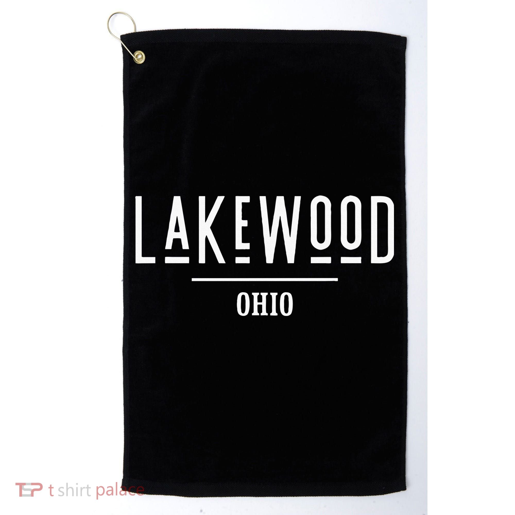 Lakewood Ohio Oh Hometown Souvenir Golf Towel