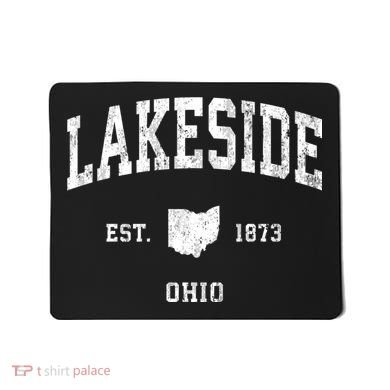 Lakeside Ohio Oh Vintage Athletic Mousepad