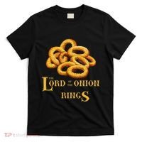Lord Of Onion Rings Funny Foodie Movie T-Shirt thumb 0