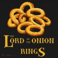 Lord Of Onion Rings Funny Foodie Movie T-Shirt thumb 7